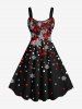 Ugly Funny Christmas Snowflake Bowknot Suit Pattern Print Matching Outfit For Couples -  