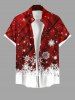 Christmas Snowflake Star Colorblock Plaid Glitter 3D Print Plus Size Matching Outfit For Couples -  