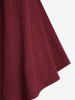 Lace Trim Sweetheart Neck Sweater With Fuzzy Ball Hooded Cape and Snowflake Print Leggings Plus Size Outfit -  
