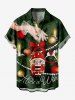 Christmas Ball Candle Dolls Print Plus Size Matching Outfit For Couples -  