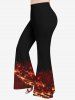 Haut Lacé à Rose et Flocon de Neige Grande Taille Brillant - Rouge 