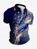 Metallic Feather Galaxy Glitter Sparkling Sequin 3D Print Plus Size Matching Hawaii Beach Outfit For Couples -  