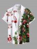 Tenue Grande Taille Imprimé Arbre de Noël - Blanc 