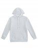Sweat-Shirt à Capuche Pullover Manches Longues avec Cordon de Serrage et Poche - Blanc S