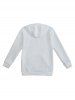 Sweat-Shirt à Capuche Pullover Manches Longues avec Cordon de Serrage et Poche - Blanc S