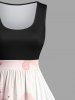 Christmas Tree Ball Gift Print Plus Size Matching Outfit For Couples -  