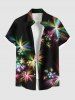 Colorful Glitter Fireworks Floral Print Party New Years Eve Plus Size Matching Outfit For Couples -  