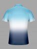 Coconut Tree Sun Bird Ombre Print Plus Size Matching Hawaii Beach Outfit For Couples -  
