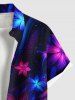 Costume de Plage Grande Taille à Fleurs Brillantes 3D pour Femme - Noir 