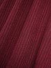 Lace Trim Rivet Ribbed Sweater With Fuzzy Ball Hooded Cape and Appliques Leggings Plus Size Outfit -  