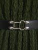 Lace Trim Belt Cable Knit Ribbed Sweater and Butterfly Bowknot Leggings Plus Size Outfit -  
