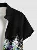 Lily Flower Branch Spotted Pin Dot Print Plus Size Matching Hawaii Beach Outfit For Couples -  