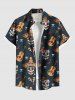Music Festival Hat Skulls Guitar Chili Print Plus Size Matching Outfit For Couples -  