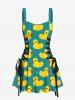 Duck Print Plus Size Matching Hawaii Beach Outfit For Couples -  