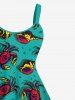 Crab Conch Shell Print Plus Size Matching Hawaii Sea Creatures Beach Outfit For Couples -  