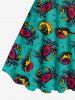 Crab Conch Shell Print Plus Size Matching Hawaii Sea Creatures Beach Outfit For Couples -  