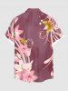 Rose et Short de Plage Assortis Grande Taille Imprimé Lys pour Couples - Rose clair 