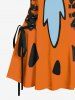 Interesting Watermelon Tie Print Plus Size Matching Hawaii Beach Outfit For Couples -  