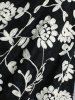 Plus Size  Lace Trim Flower Embroidery Grommets Lace-up Tank Top -  