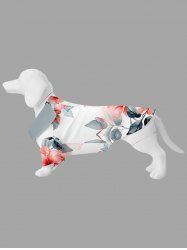 Pet's Flowers Leaf Print Hawaii Shirt -  