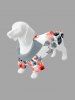 Pet's Flowers Leaf Print Hawaii Shirt -  