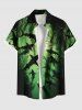 Waterweed Seabed Shark Print Plus Size Matching Hawaii Beach Outfit For Couples -  