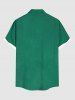 Tenue de Plage Grande Taille Imprimé Cocotiers et Arc-en-Ciel pour Couples - Vert 