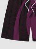 Coconut Tree Tropical Leaf Print Plus Size Matching Hawaii Beach Outfit For Couples -  