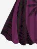 Coconut Tree Tropical Leaf Print Plus Size Matching Hawaii Beach Outfit For Couples -  