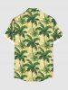 Coconut Tree Print Plus Size Matching Hawaii Beach Outfit For Couples -  
