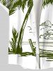 Plus Size Coconut Tree Seascape Cloud Mountain Print Buttons Pocket Hawaii Shirt For Men -  