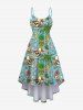Skull Coconut Tree Juice Pineapple Floral Currency Print Plus Size Matching Hawaii Beach Outfit For Couples -  