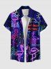 Coconut Tree Flamingo Sun Pineapple Juice Print Plus Size Matching Hawaii Beach Outfit For Couples -  