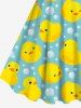 Duck Bubble Print Plus Size Matching Hawaii Beach Outfit For Couples -  