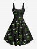 Skull Crown Bone Stars Print Rock and Roll Plus Size Matching Hawaii Beach Outfit For Couples -  