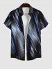 Ombre Glitter Light Beam 3D Print Plus Size Matching Outfit For Couples -  