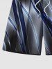 Ombre Glitter Light Beam 3D Print Plus Size Matching Outfit For Couples -  