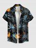 Flowers Print Plus Size Matching Hawaii Beach Outfit For Couples -  