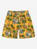 Skull Coconut Tree Pineapple Letters Print Plus Size Matching Hawaii Beach Outfit For Couples -  