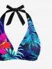 Hibiscus Flower Print Women Swimsuit and Men Beach Shorts Matching Hawaii Beach Outfit For Couples -  