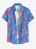 Flamingo Print Plus Size Matching Hawaii Beach Outfit For Couples -  