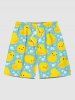 Duck Bubble Print Plus Size Matching Hawaii Beach Outfit For Couples -  