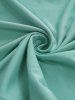 Plus Size Cold Shoulder Ruched Ruffles Colorblock Patchwork Lace Up Belted Vintage Corset A Line Dress -  