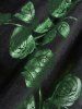 Plus Size Glitter Rose Flower Gilding Lace Up Pocket A Line Velvet Tank Cottagecore Dress -  