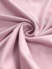 Plus Size Cold Shoulder Ruched Ruffles Colorblock Patchwork Lace Up Belted Vintage Corset A Line Dress -  