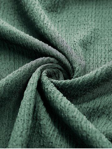 Plus Size Medieval Renaissance Lace Up Ruffles Ruched Cinched High Low Crepe Midi Dress