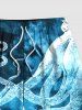 Octopus Ombre Sea Print Plus Size Matching Hawaii Beach Outfit For Couples -  