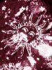 Gothic Plus Size Tie Dye Sun Star Moon Print Grommets Lace Up Sheer Mesh Layered Asymmetrical Tank Dress With Belt and Chain -  