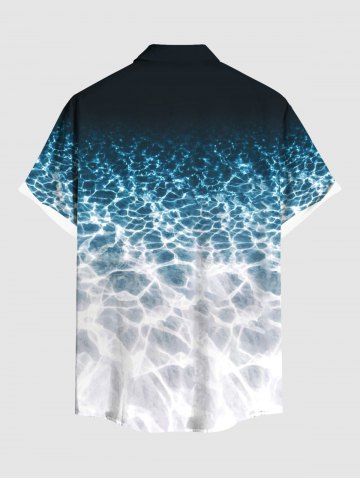 Coconut Tree Water Ripples Print Plus Size Matching Hawaii Beach Outfit For Couples