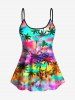 Coconut Tree Print Shirt Swimsuit Shorts Plus Size Matching Hawaii Beach Outfit For Couples -  